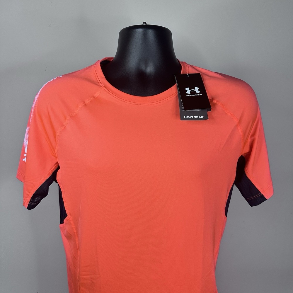 Under Armour MFO HeatGear Vent Compression Shirt 1383331 Bright Red Black Men XL